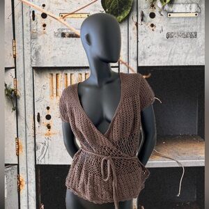 Elegant 100% Cotton Knitted Blouse